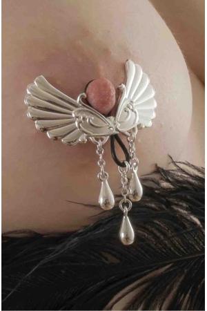 Borderline - Non-Piercing Silver Wings of Desire Nippelschmuck für Damen