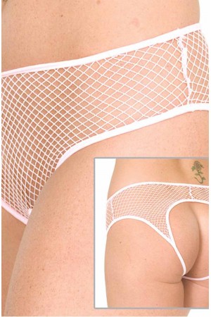Double Danger - Fishnet Crotchless and Backless Panty