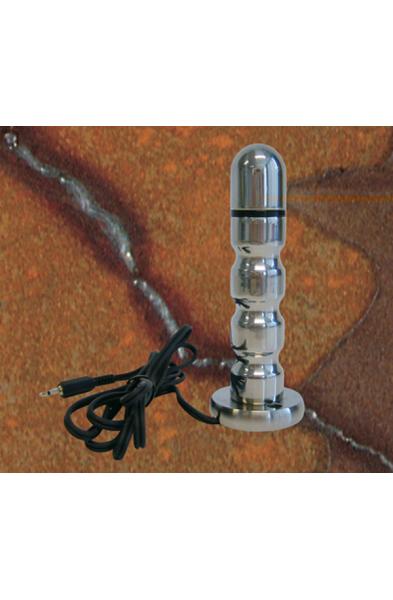 E-Stim Electro Sex Anal Dildo 25 mm With Ridges