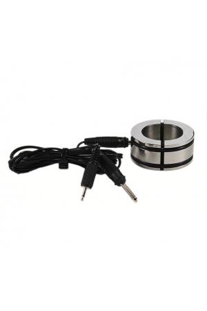 E-Stim Electro Sex Ballstretcher - Solid Cock Ring 