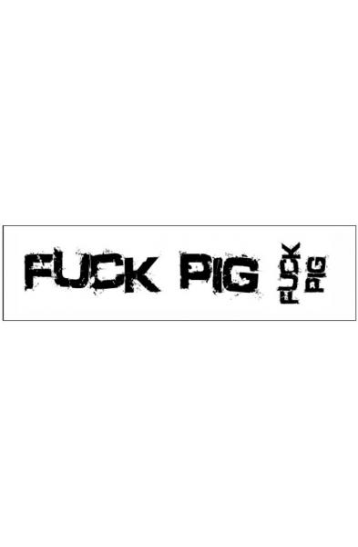 Fuck Pig! Temporary Tattoo