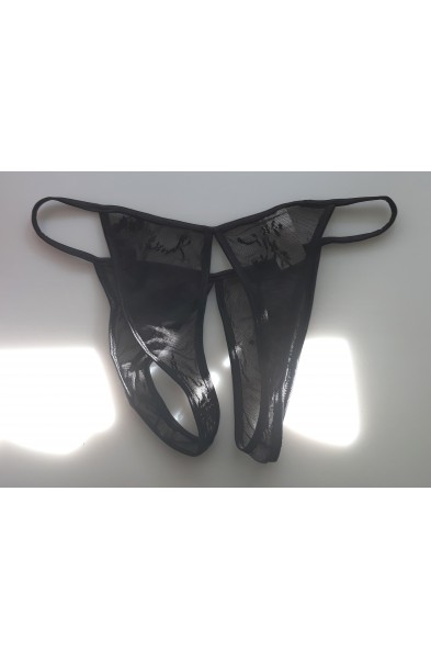 Garden Party - Sheer Crotchless Panty