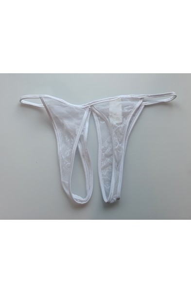 Garden Party - Sheer Crotchless Panty