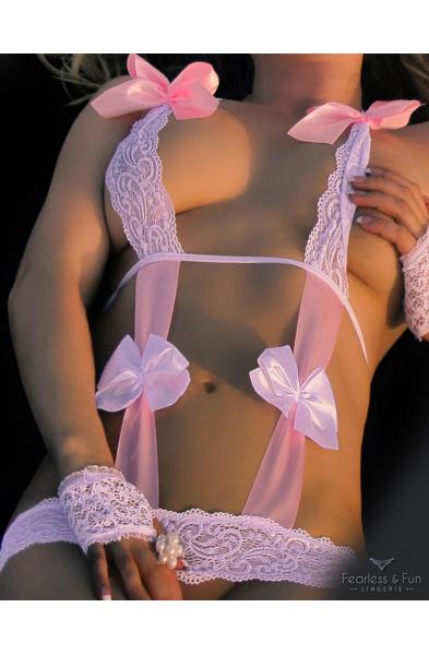 I Touch Myself - Micro Mini Dress with Large Bows