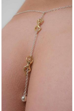 Infinite Fairy Pendant Waist Chain in Silver