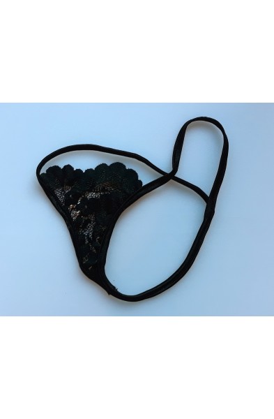 Kiss N Tell - Scallop Lace Micro G-String