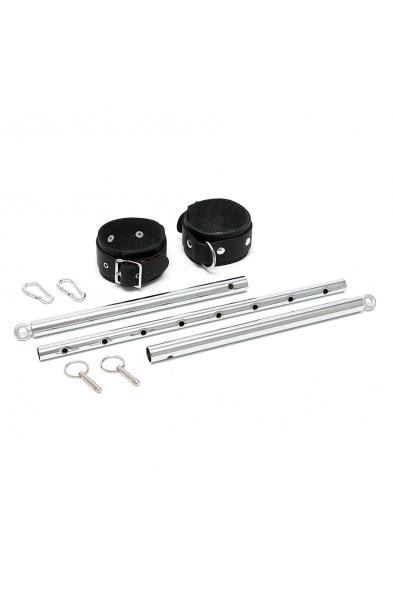 Leather Foot Cuffs With Detachable Spread Bar