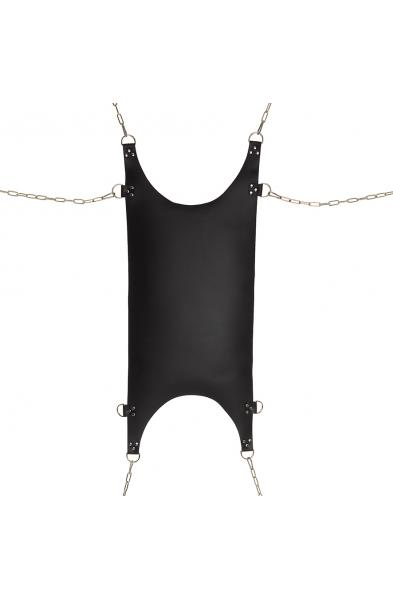 Leather Scoop Hammock with D Rings