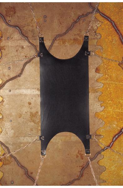 Leather Scoop Hammock with D Rings