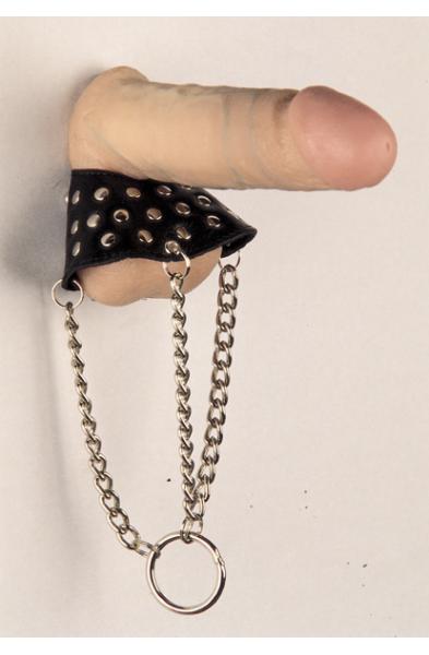 Leather and Studs Ball Stretcher/Parachute With Spikes