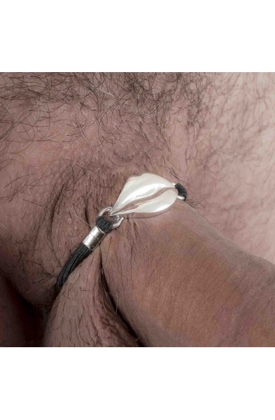 Look What You Made Me Do - Penis Bracelet with Silver Marilyn Lips