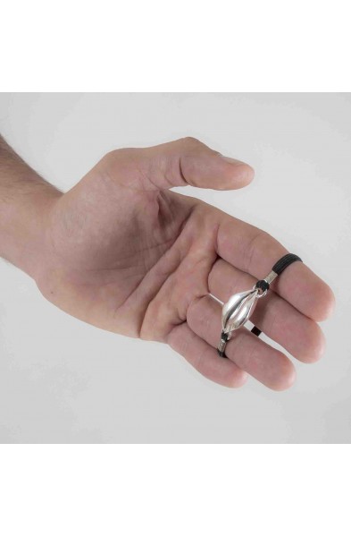 Look What You Made Me Do - Penis Bracelet with Silver Marilyn Lips