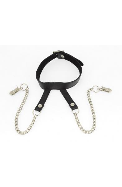 Nipple Clamps with Chain & Collar