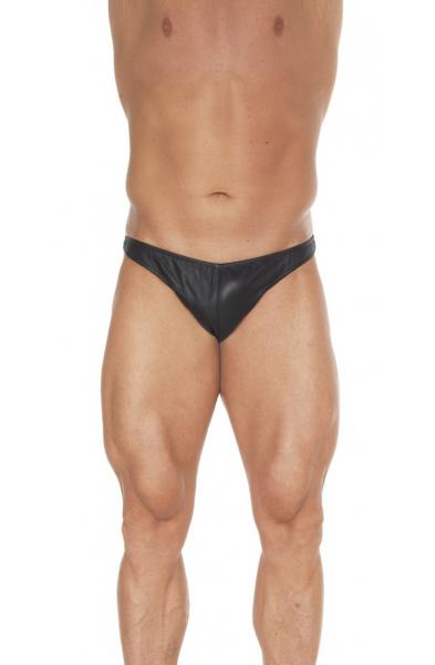 Overtime - Backless Leather Briefs