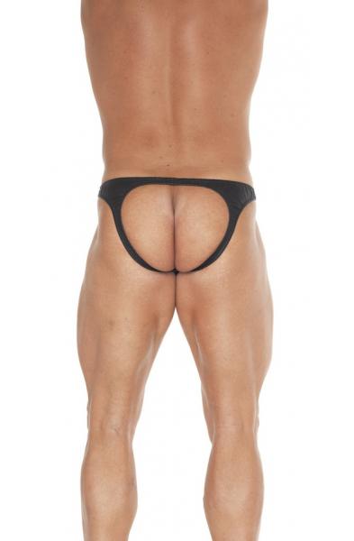 Overtime - Backless Leather Briefs