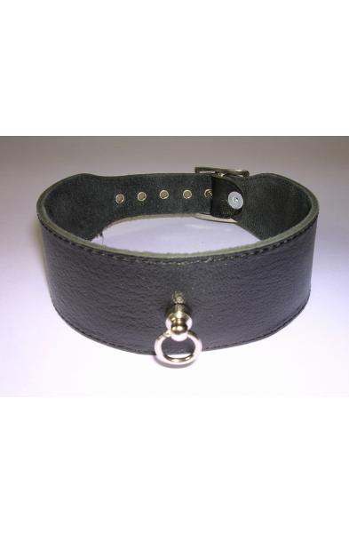 Plain Leather 1.5 inch (4 cm) Collar