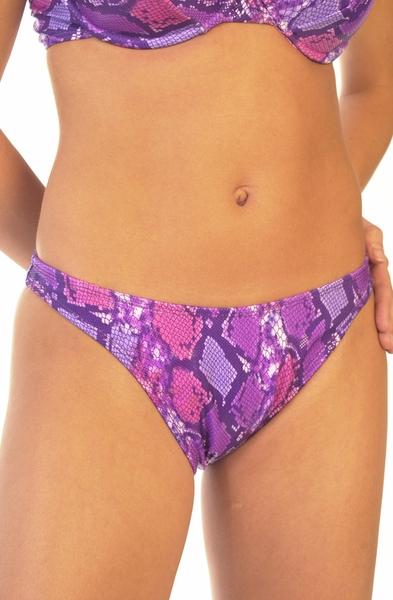 Purple Python Brazil Bikini Bottom