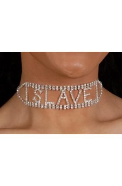 Rhinestone Slave Choker