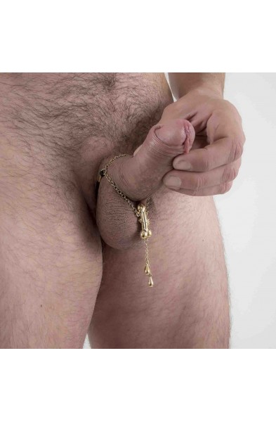 Rockstar - Penis Bracelet with Gold Penis Charm