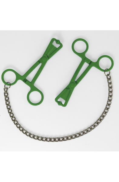 Scissor Style Nipple Clamps With Chain