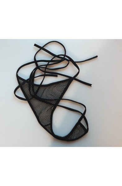 Selling Scarlett - Fishnet Tie Thong