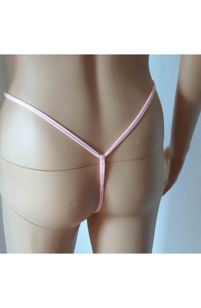 Sexy Scholar - Crotchless Pearl G String Panty
