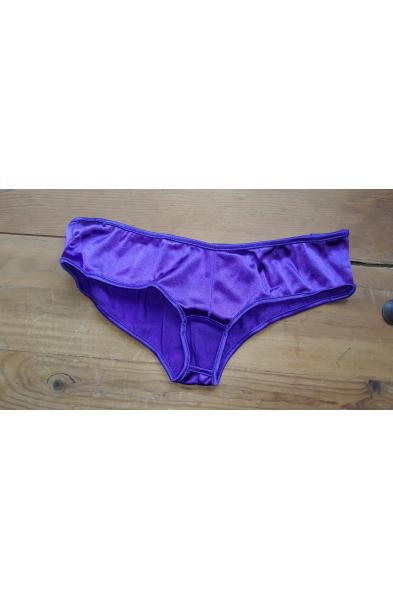 So This is Love - Satin Crotchless Panty