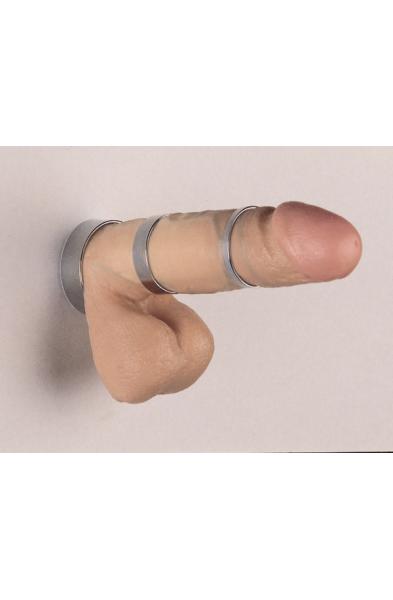 Stainless Steel Solid Cock Ring, 10 mm. wide (5 sizes)