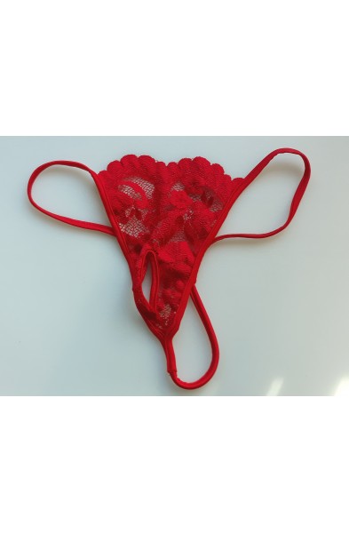 Taking A Shot - Crotchless G String Panty