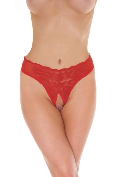 Ten Tiny Breaths - Lace Open Crotch G-String