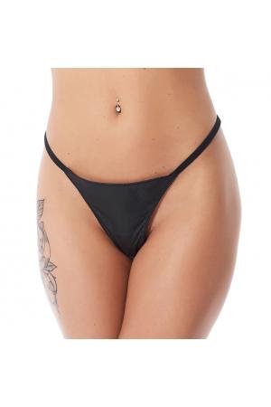 The Yellow Room - Soft Leather G String Panty