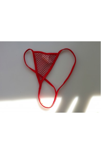 Ultra Micro Plunge Fishnet G-String