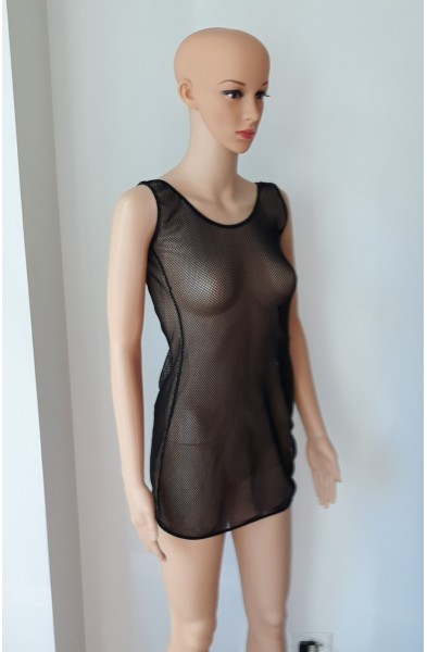 Va Va Voom - Sheer Fishnet Dress