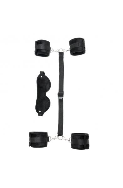 Velcro Bondage Gear With Cuffs and Mask - 10 PC