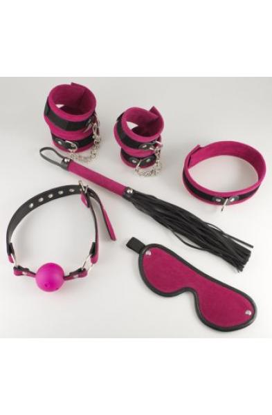Velcro Soft Bondage Set - 6 PC Fuchsia