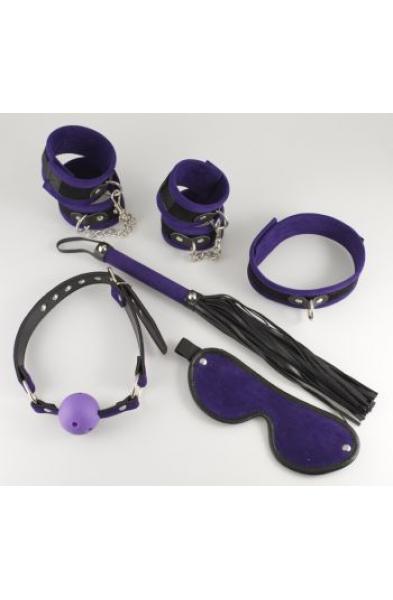 Velcro Soft Bondage Set - 6 PC Royal Purple