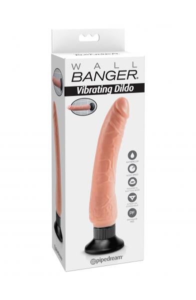 Wall Banger - Vibrating Dildo - Beige