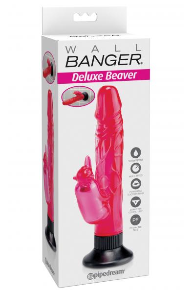Waterproof Beaver Wall Bangers Deluxe - Pink