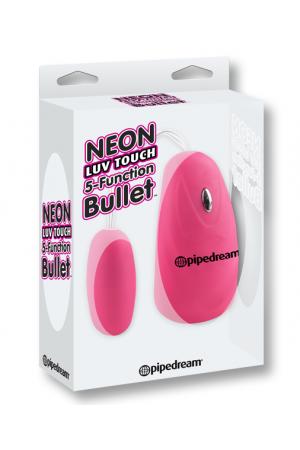 Neon Luv Touch 5 Function Bullet - Pink