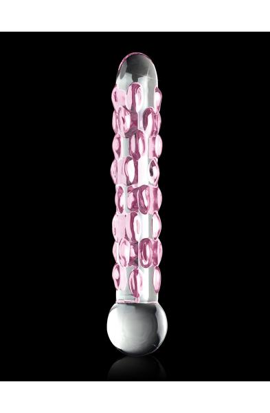 Icicles No. 7 - Clear / Pink
