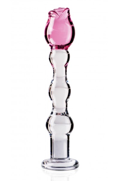 Icicles No. 12 - Clear / Pink