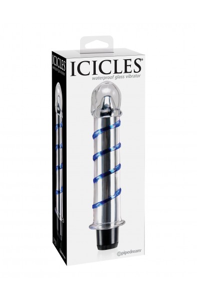 Icicles No. 20 - Clear / Blue