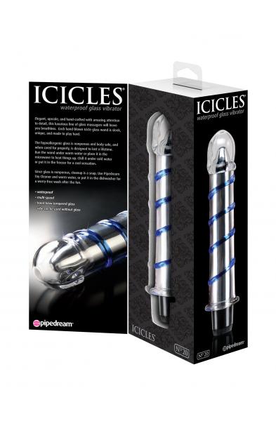 Icicles No. 20 - Clear / Blue