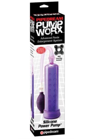 Pump Worx Silicone Power Pump - Purple