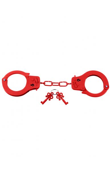 Fetish Fantasy Series Metal Handcuffs - Red