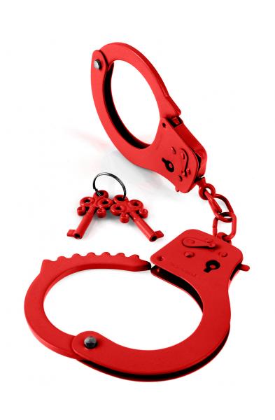 Fetish Fantasy Series Metal Handcuffs - Red
