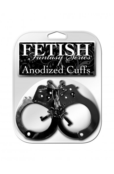 Fetish Fantasy Series Anodized Cuffs - Black