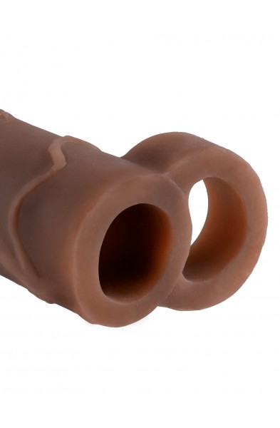 Fantasy X-Tensions Perfect 2-Inch Extension With Ball Strap - Brown