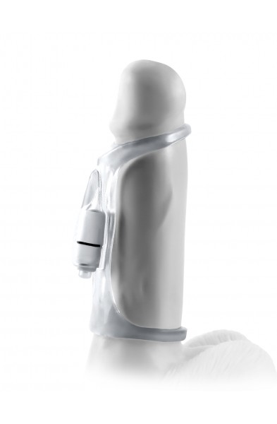 Fantasy X-Tensions Vibrating Cock Sling - Clear