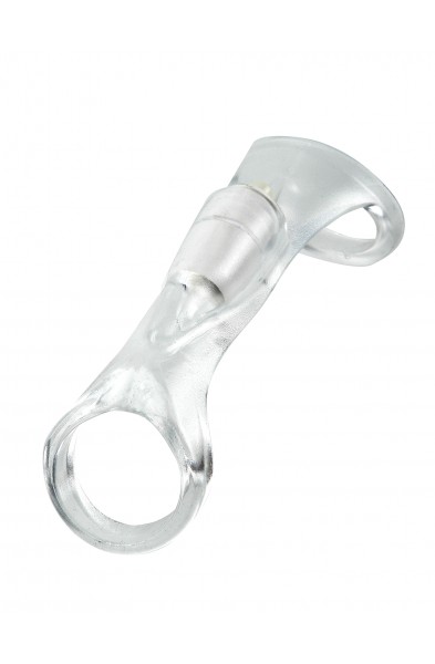 Fantasy X-Tensions Vibrating Cock Sling - Clear